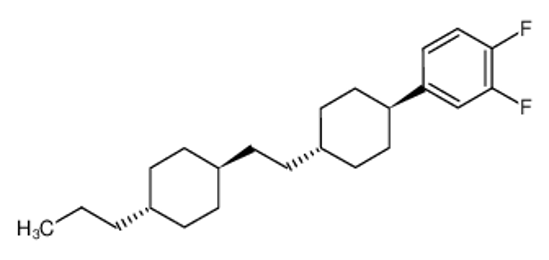 Picture of 1,2-difluoro-4-[4-[2-(4-propylcyclohexyl)ethyl]cyclohexyl]benzene