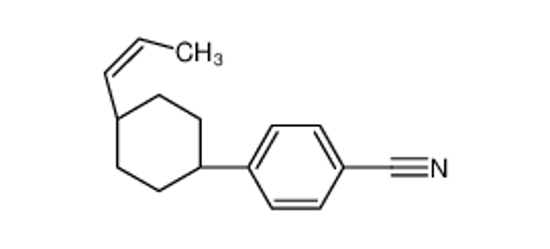 Изображение 4-{trans-4-[(1E)-1-Propen-1-yl]cyclohexyl}benzonitrile