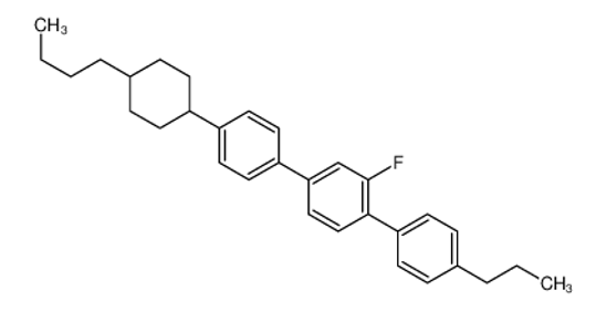 Picture of 4-[4-(4-butylcyclohexyl)phenyl]-2-fluoro-1-(4-propylphenyl)benzene