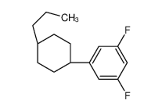 Picture of 1,3-difluoro-5-(4-propylcyclohexyl)benzene