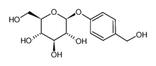 Picture of (2R,3S,4S,5R,6S)-2-(hydroxymethyl)-6-[4-(hydroxymethyl)phenoxy]oxane-3,4,5-triol
