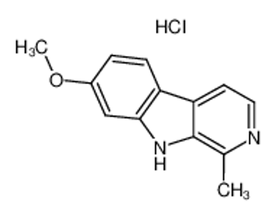 Picture of 7-methoxy-1-methyl-9H-pyrido[3,4-b]indole,hydrochloride