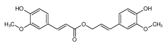 Picture of 3-(4-Hydroxy-3-methoxyphenyl)allyl 3-(4-hydroxy-3-methoxyphenyl)acrylate