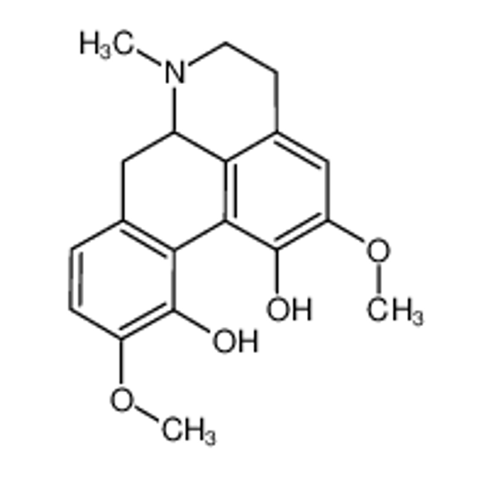 Изображение (6aS)-2,10-dimethoxy-6-methyl-5,6,6a,7-tetrahydro-4H-dibenzo[de,g]quinoline-1,11-diol