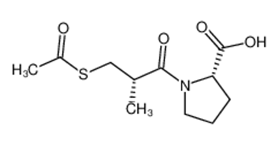 Picture of N-[3-(Acetylthio)-(2S)-methylpropionyl]-L-proline hydrate