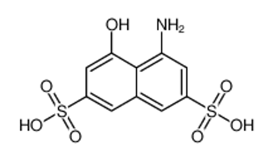 Picture of 1-Amino-8-hydroxynaphthalene-3,6-disulphonic acid