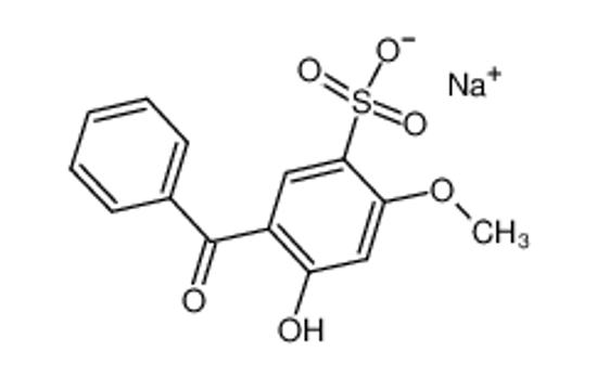 Picture of sodium,5-benzoyl-4-hydroxy-2-methoxybenzenesulfonate