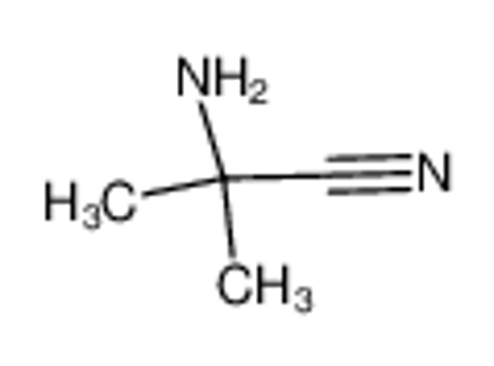 Picture of 2-amino-2-methylpropanenitrile