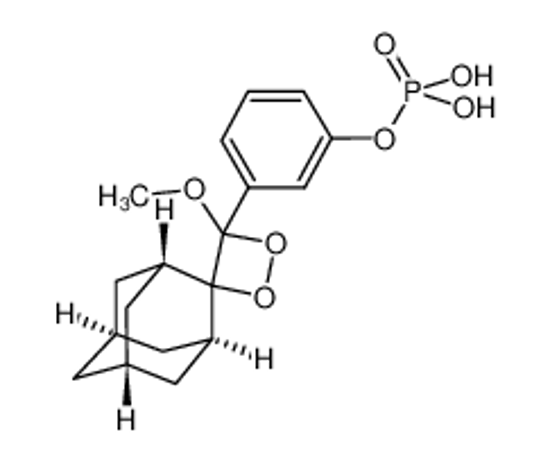 Picture of 3-(4'-Methoxyspiro[adamantane-2,3'-[1,2]dioxetan]-4'-yl)phenyl dihydrogen phosphate
