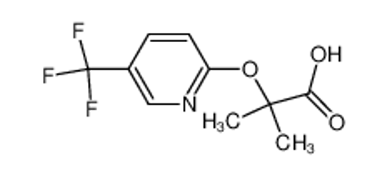 Picture of 2-methyl-2-[5-(trifluoromethyl)pyridin-2-yl]oxypropanoic acid