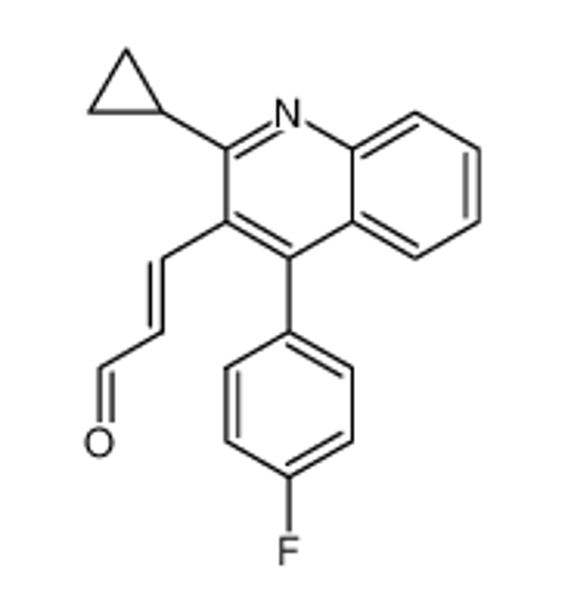Picture of (E)-3-[2-Cyclopropyl-4-(4-fluorophenyl)-3-quinolinyl-2-propenal