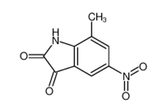 Picture of 7-Methyl-5-nitro-1H-indole-2,3-dione