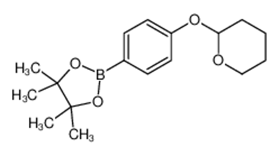 Picture of 4,4,5,5-tetramethyl-2-[4-(oxan-2-yloxy)phenyl]-1,3,2-dioxaborolane