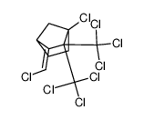 Picture of 1,4,5,6,7,7-hexachloro-3,3-bis(chloromethyl)-2-methylidenebicyclo[2.2.1]heptane