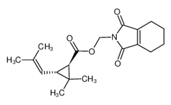 Picture of (1,3,4,5,6,7-Hexahydro-1,3-dioxo-2H-isoindol-2-yl)methyl (1R-trans)-2,2-dimethyl-3-(2-methylprop-1-enyl)cyclopropanecarboxylate
