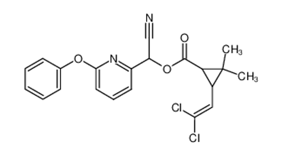 Picture of cyano(6-phenoxypyridin-2-yl)methyl 3-(2,2-dichlorovinyl)-2,2-dimethylcyclopropane-1-carboxylate