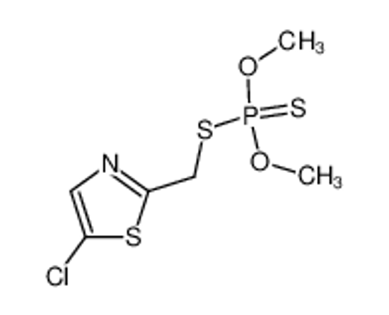 Imagem de dithiophosphoric acid S-(5-chloro-thiazol-2-yl) ester O,O'-dimethyl ester