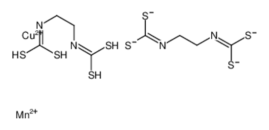 Picture of copper,manganese(2+),N-[2-(sulfidocarbothioylamino)ethyl]carbamodithioate