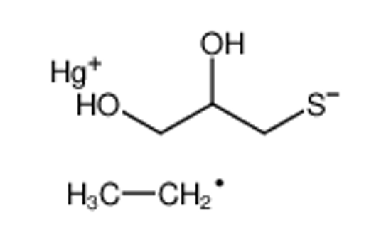 Изображение ethylmercury 2,3-dihydroxypropyl mercaptide