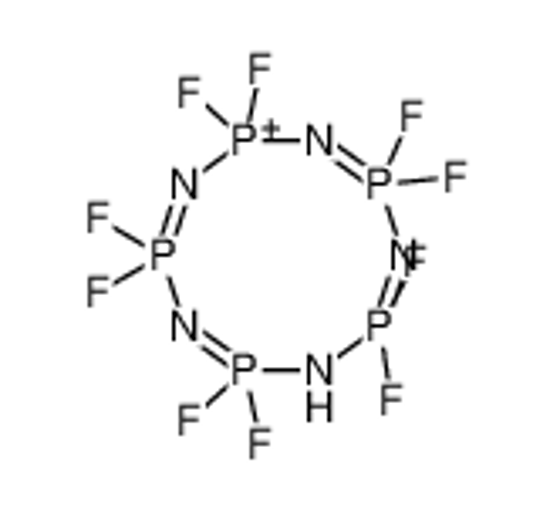 Picture of 2,2,4,4,6,6,8,8,10,10-decafluoro-1,3,5,7,9-pentaza-2λ<sup>5</sup>,4λ<sup>5</sup>,8λ<sup>5</sup>,10λ<sup>5</sup>-tetraphospha-6-phosphoniacyclodeca-2,4,7,9-tetraene