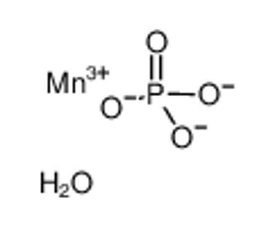 Picture of dioxido(oxo)phosphanium,manganese(3+),hydrate