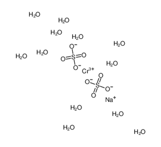 Imagem de sodium,chromium(3+),disulfate,dodecahydrate
