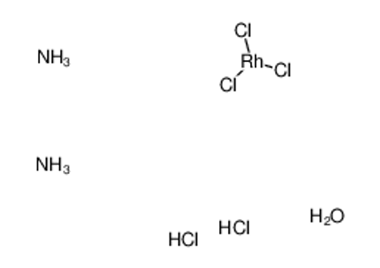 Picture of diazanium,pentachlororhodium(2-),hydrate