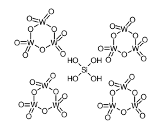 Picture of silicic acid,1,3,5-trioxa-2λ<sup>6</sup>,4λ<sup>6</sup>,6λ<sup>6</sup>-tritungstacyclohexane 2,2,4,4,6,6-hexaoxide