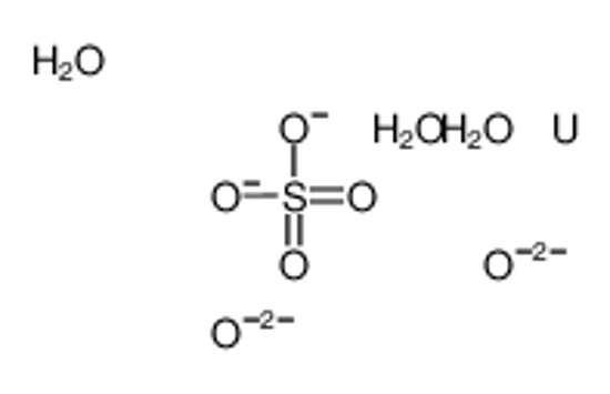 Picture of oxygen(2-),uranium,sulfate,trihydrate