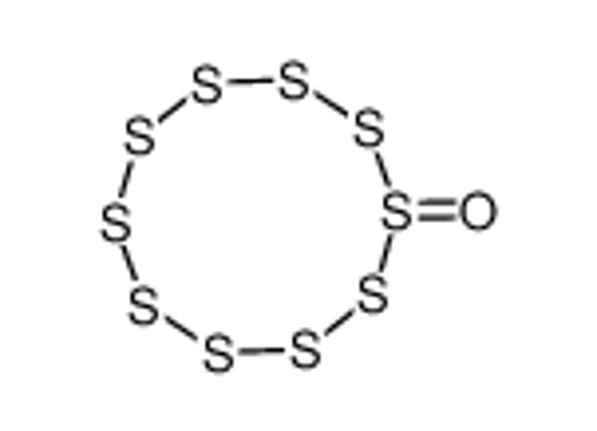 Picture of cyclodecasulfur monoxide