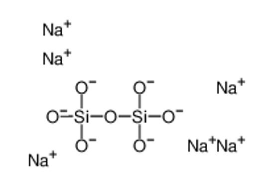 Picture of hexasodium,trioxido(trioxidosilyloxy)silane