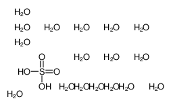Picture of sulfuric acid,heptadecahydrate