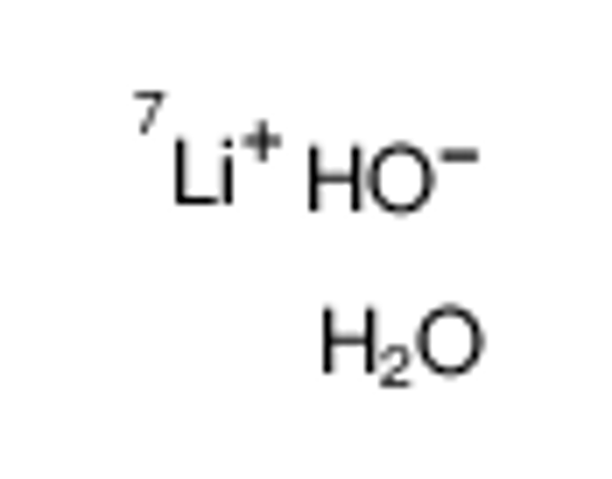 Picture of lithium-7(1+),hydroxide,hydrate