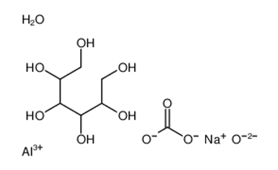 Picture of aluminum,sodium,hexane-1,2,3,4,5,6-hexol,hydrogen carbonate,oxygen(2-),hydroxide