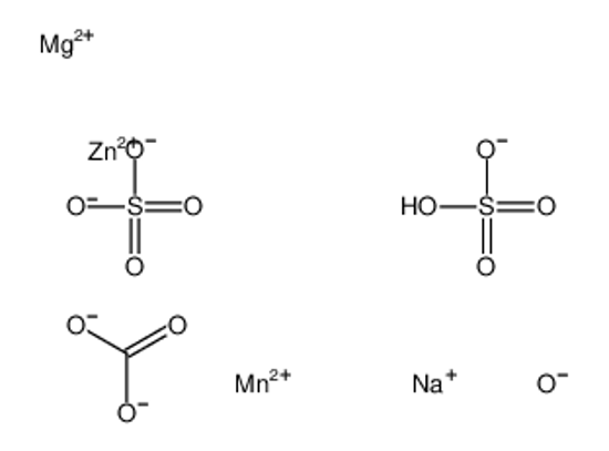 Picture of magnesium,sodium,zinc,hydrogen carbonate,manganese(2+),trisulfate