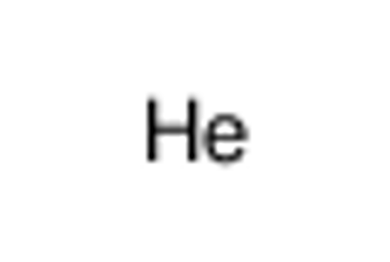 Picture of helium atom