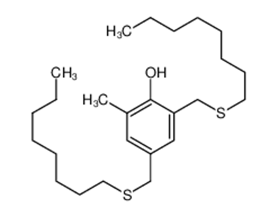 Picture of 2-Methyl-4,6-bis(octylsulfanylmethyl)phenol