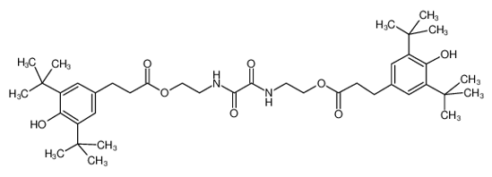 Picture of (1,2-Dioxoethylene)bis(iminoethylene) bis(3-(3,5-di-tert-butyl-4-hydroxyphenyl)propionate)