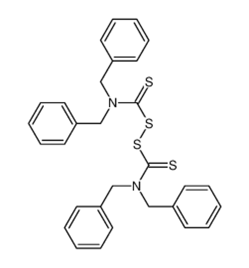 Picture of dibenzylcarbamothioylsulfanyl N,N-dibenzylcarbamodithioate