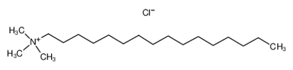 Mostrar detalhes para cetyltrimethylammonium chloride