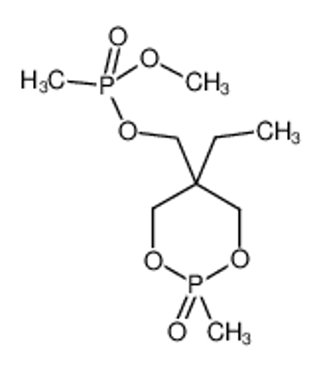 Imagem de 5-ethyl-5-[[methoxy(methyl)phosphoryl]oxymethyl]-2-methyl-1,3,2λ<sup>5</sup>-dioxaphosphinane 2-oxide