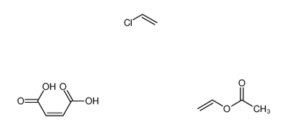 Imagem de (Z)-but-2-enedioic acid,chloroethene,ethenyl acetate