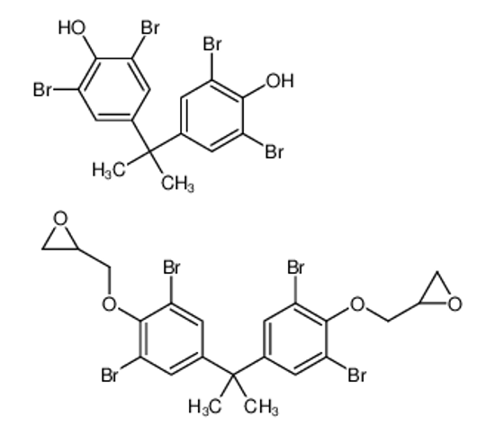 Picture of 4,4'-(2,2-Propanediyl)bis(2,6-dibromophenol) - 2,2'-{2,2-propaned iylbis[(2,6-dibromo-4,1-phenylene)oxymethylene]}dioxirane (1:1)