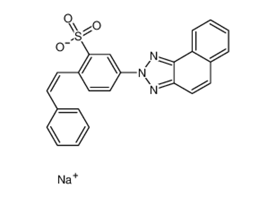 Picture of Sodium 5-(2H-naphtho[1,2-d][1,2,3]triazol-2-yl)-2-[(E)-2-phenylvi nyl]benzenesulfonate
