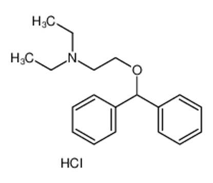 Picture of 2-benzhydryloxy-N,N-diethylethanamine,hydrochloride