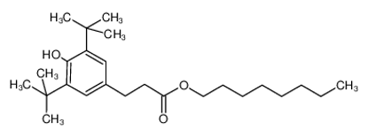 Показать информацию о Octyl-3,5-di-tert-butyl-4-hydroxy-hydrocinnamate