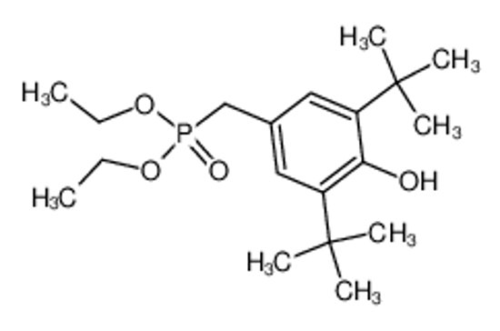 Picture of 3,5-di-tert-butyl-4-hydroxybenzyl-phosphonic acid diethyl ester
