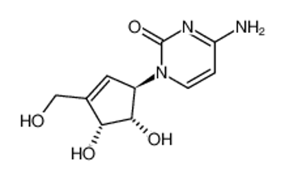 Imagem de 4-amino-1-[(1R,4R,5S)-4,5-dihydroxy-3-(hydroxymethyl)cyclopent-2-en-1-yl]pyrimidin-2-one