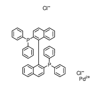 Picture of ((S)-2,2'-Bis(diphenylphosphino)-1,1'-binaphthyl)dichloropalladium
