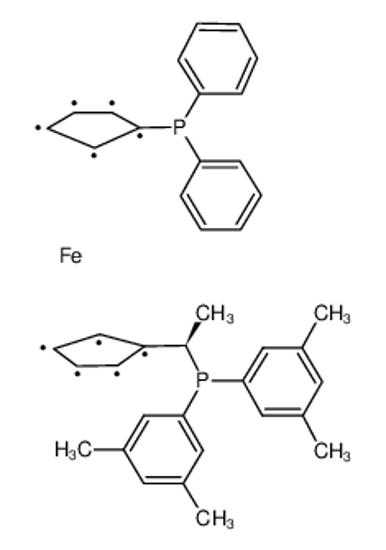 Picture of (R)-(-)-1-[(S)-2-(DIPHENYLPHOSPHINO)FERROCENYL]ETHYLDI(3,5-DIMETHYLPHENYL)PHOSPHINE